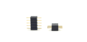 Conector de pin header de paso de 1.27mm, de una sola fila, recto, material PA6T, altura 3.0mm, 1*5P - Product Image 3