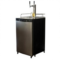 Torre de Cerveza con Doble Grifo y Pantalla Digital, Refrigerador de Cerveza, Máquina Enfriadora de Cerveza, Kegerator, Venta Directa de Fábrica