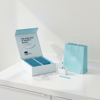 Boîte de rangement personnalisée en carton rigide pour aligneurs dentaires avec séparateurs TEPG pour aligneurs invisibles et gouttières de rétention, emballage en papier