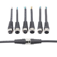 Connecteur étanche à 3 broches M19 en aluminium IP65, matériau métallique, écrou, fil sur moulage, vente chaude