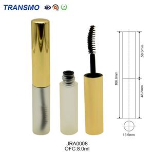 Flacon de sérum pour cils en aluminium de 8 ml, flacon de mascara vide, eyeliner personnalisé, flacon de mascara, tubes de mascara noirs - Product Image 2