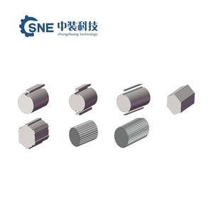 Custom 40Crnimoa Extruder Spline Schroefas Voor Plastic Extruder Machine Pelletiseren Dubbele Schroef Spline As Extruder Onderdelen - Product Image 6