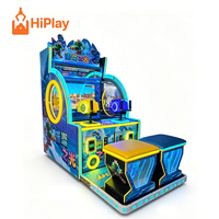 Simulateur de tir HiPlay Factory pour 2 joueurs, borne d'arcade à monnayeur avec sièges pour aires de jeux pour enfants et centres de divertissement familial