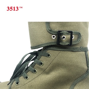 जैतून हरा रंग कैनवास प्रशिक्षण जूते शिकार जूते जंगल का मुकाबला जूते - Product Image 4