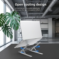 Support portable ergonomique pliable pour ordinateur portable, réglable multi-angles, en aluminium