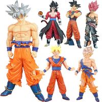 Figura de PVC de Goku de Dragon Ball Super de 18 cm, Modelo 3D de Arcilla Personalizado, Juguete Coleccionable de Anime, Figura de Acción de Dragon Ball Unisex