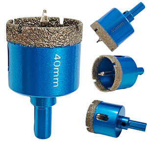 Jeu de forets hélicoïdaux en acier à haute teneur en carbone bleu, scie cloche pour marbre, 38 pièces, 16mm-200mm, pour perçage du métal - Product Image 1