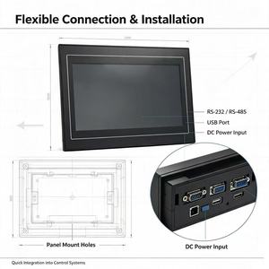 Interfaz Hombre-Máquina PLC Económica Delta DOP-107SV Pantalla Táctil HMI de 7 Pulgadas - Product Image 4