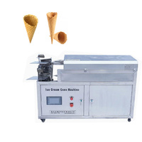 Machine automatique à faire des cornets de gaufres, machine à rouler les cornets de crème glacée en acier inoxydable