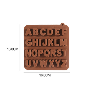 Voorraad Letter Chocolade Siliconen Mallen Letter Stencils Mal Of Het Maken Van Chocolade Biscuit Cake Bakken Dessert Gummy Fondant - Product Image 3