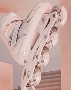 Patins à roulettes en ligne Jumon Flashing, taille réglable, 4 roues, roulements ABEC-7, roues 80A, chaussures de patinage pour garçons et filles, débutants, extérieur - Product Image 4