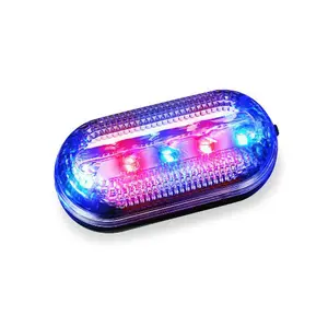 نوع من البطارية مصباح حركة المرور للطوارئ بطارية تعمل بضوء تحذير LED