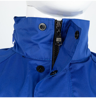 Vêtements d'extérieur imperméables vert bleu noir grande taille pour homme, ensemble pantalon et veste de travail personnalisable