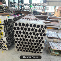 Foretes Honed Tube Hydraulic Cylinder 45 # Tige de piston de haute qualité avec traitement de surface en acier chromé dur, pression 20Mpa/30Mpa