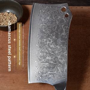 Couteau de cuisine en acier damas VG10 de haute qualité avec poignée G10 couteaux de cuisine à <span class=keywords><strong>d</strong></span>écouper tranchants et ménagers - Product Image 3