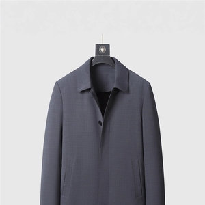 Abrigo de Piel de Visón para Hombre Nicky Overcome, Forrado de Terciopelo, Engrosado, con Solapa Ejecutiva de Piel Entera, Cálido - Product Image 1