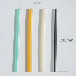 Individual Packed Biodegradable Straws Edible Colorful Eatable Cornstarch Juice Rice Straw