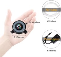 Gako Pierre à air LED pour aquarium, diffuseur d'air pour aquarium, décoration d'aquarium, 6 couleurs changeantes