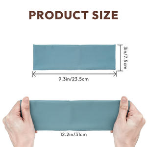 Serre-tête large Tiyo orné de strass en tissu tricoté élastique, accessoire capillaire décontracté pour femme, ensemble de couleurs blanc, noir, bleu marine et café - Product Image 3