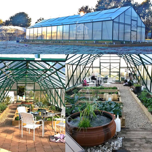 <span class=keywords><strong>Serre</strong></span> extérieure préfabriquée G-MORE, <span class=keywords><strong>jardin</strong></span> d'hiver, aluminium, polycarbonate, <span class=keywords><strong>serre</strong></span> à toit en pente, véranda, 10x5 mètres - Product Image 6