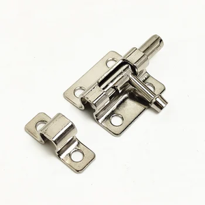 Loquet coulissant <span class=keywords><strong>déco</strong></span> Boulon coulissant en acier durable Boulon coulissant Boulon papillon Loquet de porte Outils argentés et amélioration de l'habitat - Product Image 5