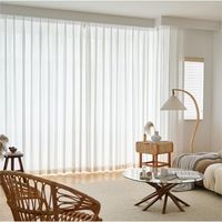 Vente en gros de Offres Spéciales nouveau design de haute qualité, texture blanche, voilages pour la décoration des hôtels du salon