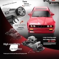 Coche RC E30 de Carreras Profesional 1/16 de Alta Velocidad 4WD para Competición de Derrapes, Control Remoto Proporcional 2.4Ghz, Luz Recargable, Juguete para Niños