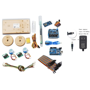 Robot de dessin mural avec moteur traceur de câble pour projet <span class=keywords><strong>Arduino</strong></span>, moteur pas à pas à graphique polaire, kit de bricolage programmable pour jouet - Product Image 6