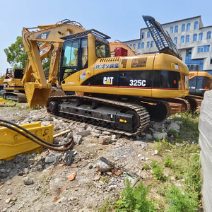รถขุดตีนตะขาบขนาดกลาง Caterpillar 325C มือสอง 25 ตัน พร้อมเครื่องยนต์ เกียร์ ปั๊ม และมอเตอร์ - จัดส่งรวดเร็ว มีจำหน่ายแล้ว - Product Image 1