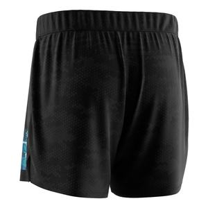 Shorts de sport personnalisés en polyester à taille élastique pour la sublimation, idéaux pour le cyclisme, le bodybuilding, le yoga et l'entraînement physique en club - Product Image 4