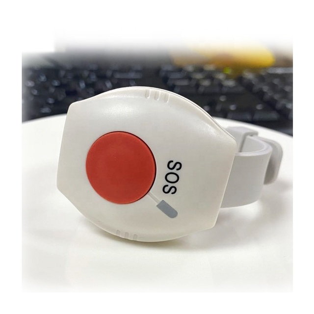 Panic SOS Emergency Bracelet RF 433mhz Watch Security Alarm Elderly Button