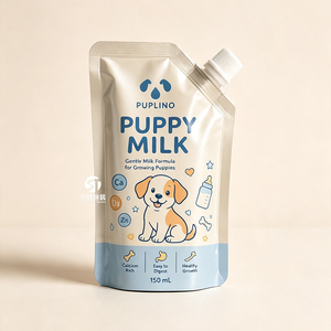 Bolsas de Embalaje Personalizadas para Caldo de Hueso para Mascotas, Bolsas con Boquilla de Grado Alimenticio Aluminizadas y Resistentes para Sopa de Perro, Leche para Cachorros y Nutrición Animal - Product Image 6