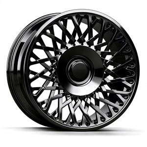 Rines Deportivos Monobloque <span class=keywords><strong>de</strong></span> 19 y 20 Pulgadas para BMW G87 <span class=keywords><strong>M2</strong></span> G80 M3 G82 M4 Competition, Forjados Premium, Diseño Cóncavo Profundo, Negro Brillante - Product Image 2