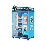 Distributeur automatique intelligent de boîtes surprises Wenchuang, personnalisable, avec système de paiement automatique par pièces, capacité de 800 à 900 pièces, compresseur