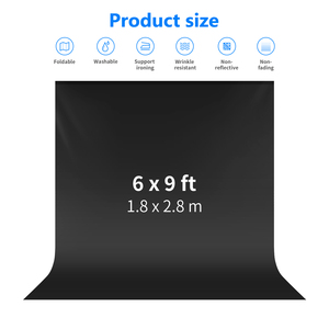 Neewer ฉากพื้นหลังผ้าโพลีเอสเตอร์สำหรับใช้ในสตูดิโอ,ภาพความละเอียด1.8X2.8เมตร - Product Image 2