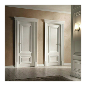 Modern Minimalist 8 Ft Luxury Hotel Indoor Walnut <strong>Wooden</strong> Interior <strong>Door</strong> Room With <strong>Door</strong> Handles Knobs - Product Image 1