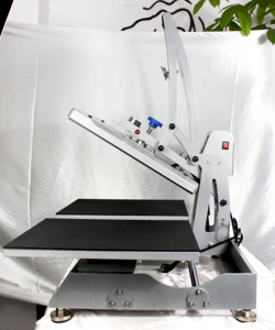 CY CH1702-2 Nueva Máquina de Prensa de Calor para Camisetas, Doble Estación Deslizable, Magnética, Manual, Semiautomática, 40x50cm, con Pantalla LCD - Product Image 4