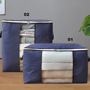 Household Hot Sale <b>Large</b> Capacity Storage Organizer Zipper Dustpoof Container Lightweight Luggage Bag - Product Image 2