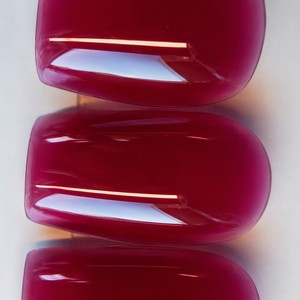 Dark Red Press on <b>Nails</b> Full Cover False <b>Nail</b> Tips Glossy Square Gel <b>Nail</b> <b>Extensions</b> for Salon and Party - Product Image 3