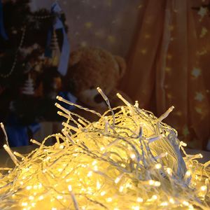 Luces LED de Navidad tipo carámbanos, 400 L, blanco cálido, para decoración interior y exterior - Product Image 3