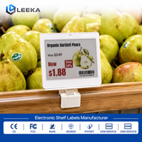 Etiqueta Electrónica de Precio LEEKA ESL con Sincronización Rápida de Datos, Actualización Remota, Resistente al Agua