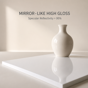 Pannello in <span class=keywords><strong>MDF</strong></span> <span class=keywords><strong>Laccato</strong></span> Lucido 18mm <span class=keywords><strong>Bianco</strong></span> Puro Impermeabile per Mobile Bagno e Ante Cucina - Product Image 2