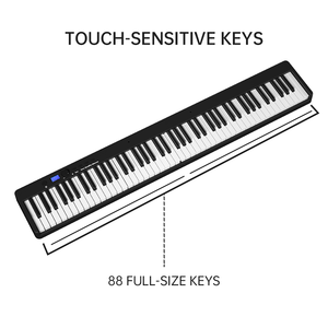 Vente chaude Bora 88 touches Piano pliant avec fonction <span class=keywords><strong>Bluetooth</strong></span> et <span class=keywords><strong>MIDI</strong></span> Piano électrique professionnel Piano lesté - Product Image 6