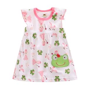 Europeo di Cotone Stampato Sveglio Del Bambino Del Vestito Del Bambino Del Vestito Dalla Ragazza - Product Image 5