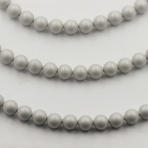 Hot Bán 5810 Chuỗi Vòng Hình Dạng Lỏng Lẻo Ánh Sáng Grey Giả Hạt Ngọc Trai Với Lỗ Cho Thời Trang Phụ Nữ Vòng Cổ Đồ Trang Sức Làm - Product Image 2