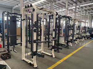 Đa chức năng Smith Máy phòng tập thể dục có thể điều chỉnh Cáp phòng tập thể dục với TRICEPS/chinning/Lat/Row Squat giá - Product Image 4