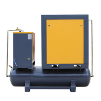 Compresseur d'air rotatif à vis lubrifié refroidi par air Airking Hanbell Air End 220V/1 phase/60Hz PM VSD 11kW 15HP