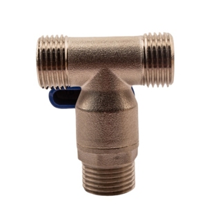 Đồng thau <span class=keywords><strong>pex</strong></span> ba chiều 3 chiều van thủy lực van kiểm tra hệ thống ống nước công nghiệp với bộ chuyển đổi kết nối phụ kiện - Product Image 5