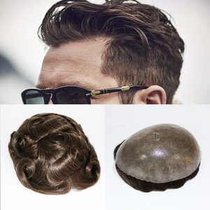Kbeth Peluca de Cabello Humano Natural Hecho a Mano <span class=keywords><strong>para</strong></span> Hombre Calvo, Estilo de Moda <span class=keywords><strong>2021</strong></span> - Product Image 4