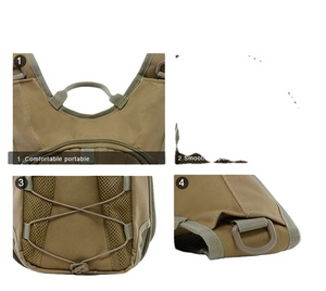 Échantillon GRATUIT Lupu BL084 Sac à dos d'hydratation 20L en tissu Oxford 900D OEM avec poche à eau intégrée de 3L pour une hydratation optimisée - Product Image 3